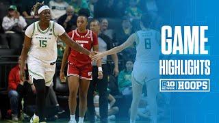 Wisconsin at Oregon | Highlights | Big Ten Women's Basketball | 01/04/2025