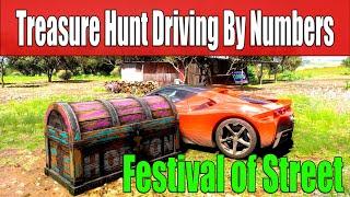 Forza Horizon 5 Treasure Hunt Driving By Numbers - Doing a figure of 8 at the Festival of Street