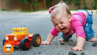 TROUBLE BABY Crying with Everything - Funny Baby Videos | Just Funniest