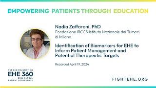 Identification of Biomarkers for EHE to Inform Patient Management and Potential Therapeutic Targets