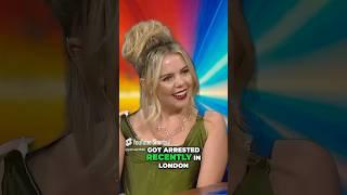 Caught in a Staring Contest  Almost Arrested in London! #funny #Saoirse #interview #Monica Jackson