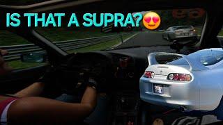 IS THAT A SUPRA??? Music/fun lap BTG BMW E36 320i Touring Nürburgring Nordschleife