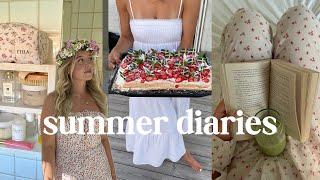 slow summer days | celebrating midsummer, summer house at the countryside & self care