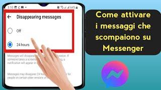 Messaggi che scompaiono su Messenger | Nuovo aggiornamento di Messenger |