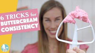 6 Tricks for PERFECT Buttercream Consistency