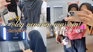 VLOG TEMENIN MARSYA KETEMU PAC4RNYA..⁉️ shopping + photoism! - mini vlog real life #27 -