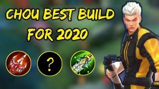 CHOU BEST BUILD FOR 2020 | BEST BUILD FOR CHOU | MOBILE LEGENDS