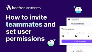 How to invite teammates and set user roles & permissions