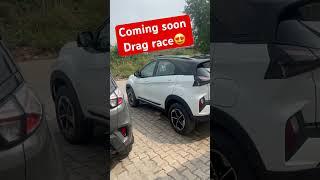 Tata Nexon 2023 vs Nexon2022 Drag Race coming soon #shortvideo #youtubeshorts #funnyshorts