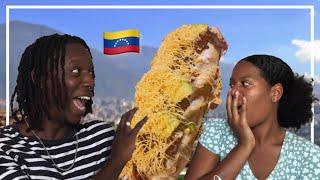 CUBANOS REACCIONAN a la COMIDA CALLEJERA en VENEZUELA / REACCIÓN a @luisitocomunica