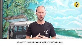 What to Include on a Website Homepage