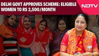 BJP Keeps Key Delhi Poll Promise, Eligible Women To Get Rs 2,500 Per Month