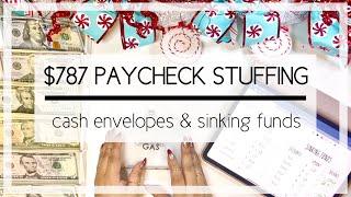 $787 Cash Stuffing | 2nd Paycheck of December | Budgets With Bess