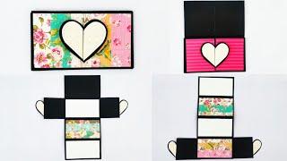 Heart Lock Accordion Card Tutorial/greeting card /Craftsvilla