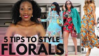 TOP 5 TIPS TO STYLE FLORAL OUTFITS | EFFORTLESS STYLE | CALL ME HILDAGLOSH