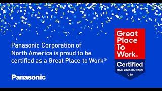 Panasonic North America is Certified as a Great Place to Work