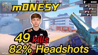 m0NESY Faceit Vertigo POV - 49Kills - 82%HS - 8 Triple Kills - CS2 m0NESY POV!