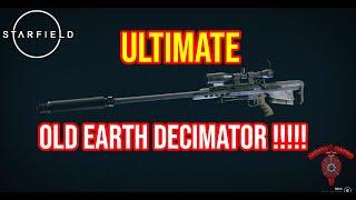 Starfield - OLD EARTH M82 Barrett 50Cal - ULTIMATE Weapon - MOD