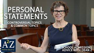 A2Z S4 E04: Personal Statements // Controversial topics & common topics