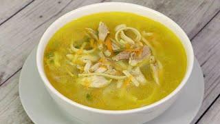 ¡Sopa de pollo turca! ¡Un plato nunca será suficiente Receta de sopa deliciosa y saludable!