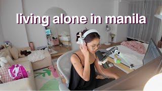 living alone in manila | alone but not lonely, life in my 20s ୨୧˚