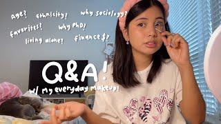 Q&A: my academic journey, why PhD in Sociology, starting content creation, living alone, faves, FAQ