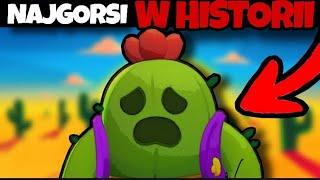 NAJGORSI ZADYMIARZE W HISTORII BRAWL STARS!