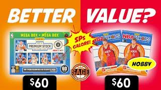 Better $60 Value? 2023 Hoops Premium Mega or 2024 Hoops Hobby Blasters  SPs Galore!