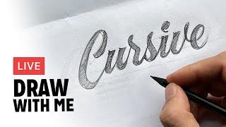 Intro To Cursive Lettering - Draw with Stefan