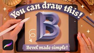 How to make your letters pop with a bevel effect! 