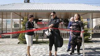 First Vice President Mehriban Aliyeva at the opening of kindergarten and boarding schools