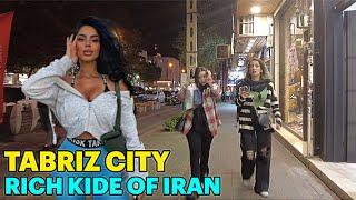 IRAN 2024 | Walking in Tabriz City Nightlife | Tabriz Walk ایران