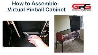 GameRoomSolutions com 40 Virtual Pinball Cabinet Assembly