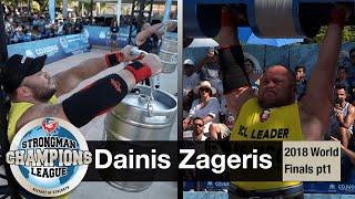 Dainis Zageris highlights | 2018 World Finals pt1 | Strongman Champions League