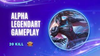 Alpha legendary gameplay | Mobile legend pro gameplay with alpha #mlbb #alphamlbb #mlbbalpha