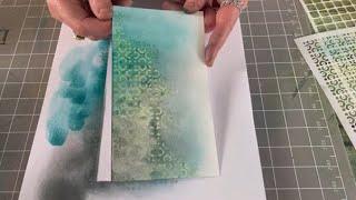 Quick Crafts - a great technique to create a stunning distressed background  