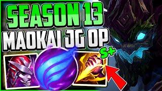 HOW TO PLAY MAOKAI JUNGLE & CARRY FOR BEGINNERS + Best Build/Runes Season 13 League of Legends