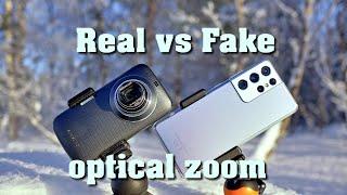 Samsung Galaxy S21 Ultra vs. Samsung K Zoom - Fake vs Real