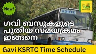 Gavi Bus KSRTC Time Schedule [UPDATED] | GAVI KSRTC TRIP TIMINGS #gavi #gaviksrtc