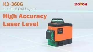 DOVOH 3X360° GREEN LASER LEVEL (K3-360G)