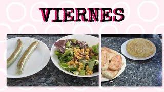 Mi menú para perder peso con RECETAS VIERNES