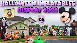 Huge Halloween Display 2022 Inflatable Blow Ups Halloween Inflatables Collection Day & Night