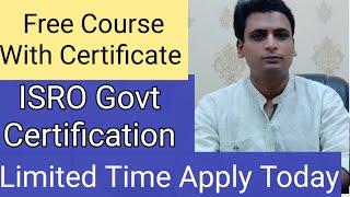 free Course with certificate ISRO