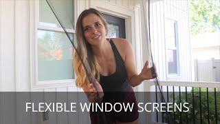 Installing Flexible Window Screens with FlexScreen