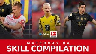 Bundesliga | Haaland, Lewandowski, Olmo and More | Skill Compilation From Matchday 04