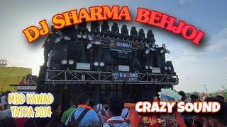 DJ SHARMA BEHJOI HARD CRAZY SOUND | MORADABAD KAWAD YATRA 2024 | DJ VLOG 2024