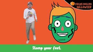 Zombie Says Clap Your Hands | Halloween Action Song | Dream English Kids