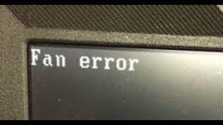 REPAIR IBM THINKPAD fan error