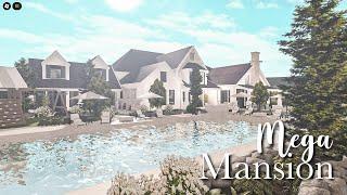 MEGA MANSION BLOXBURG SPEEDBUILD WITH GUEST HOUSE AND POOL