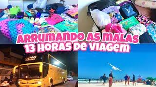 ARRUMANDO AS MALAS PARA VIAGEM | 13 HORAS DE VIAGEM | CABO FRIO RJ 